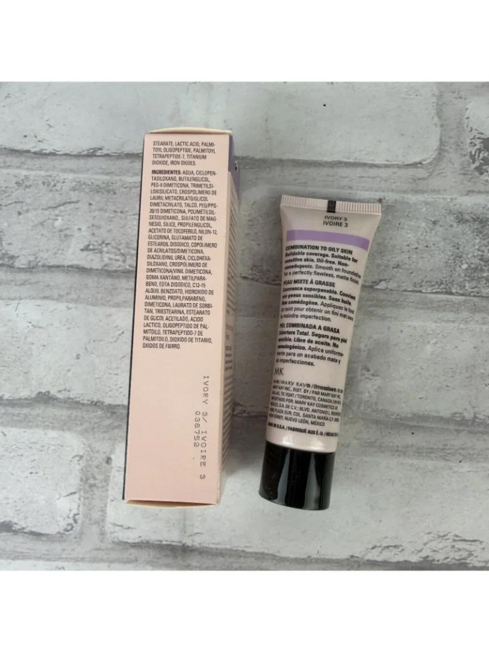 Mary Kay Timewise Matte Wear Liquid Foundation Ivory 3 Combo/Oily NOS 038752